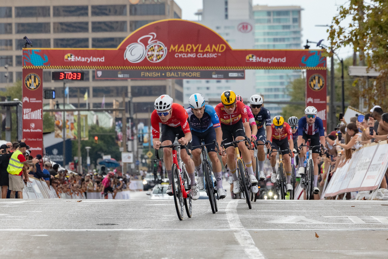 The men's race at Maryland Cycling Classic 2025