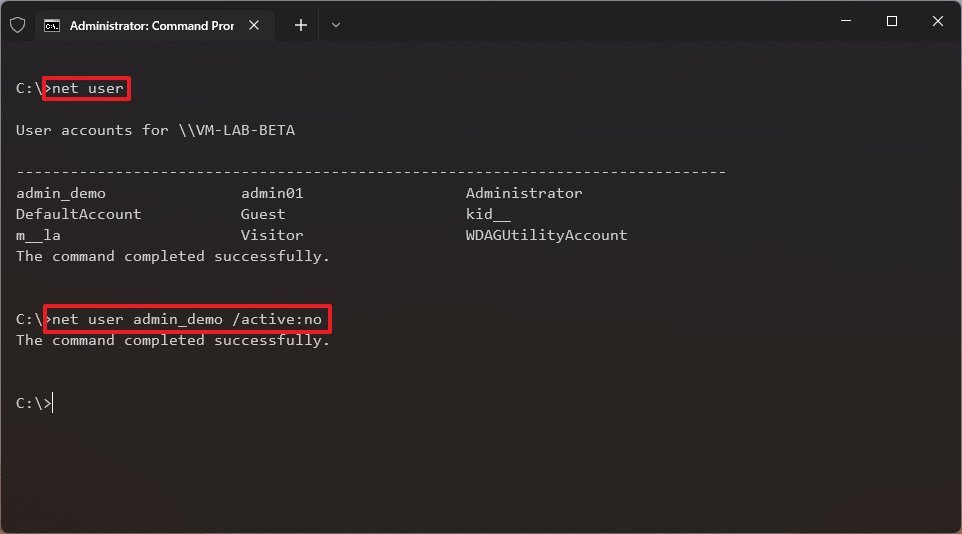 How to disable an account on Windows 11 | Windows Central