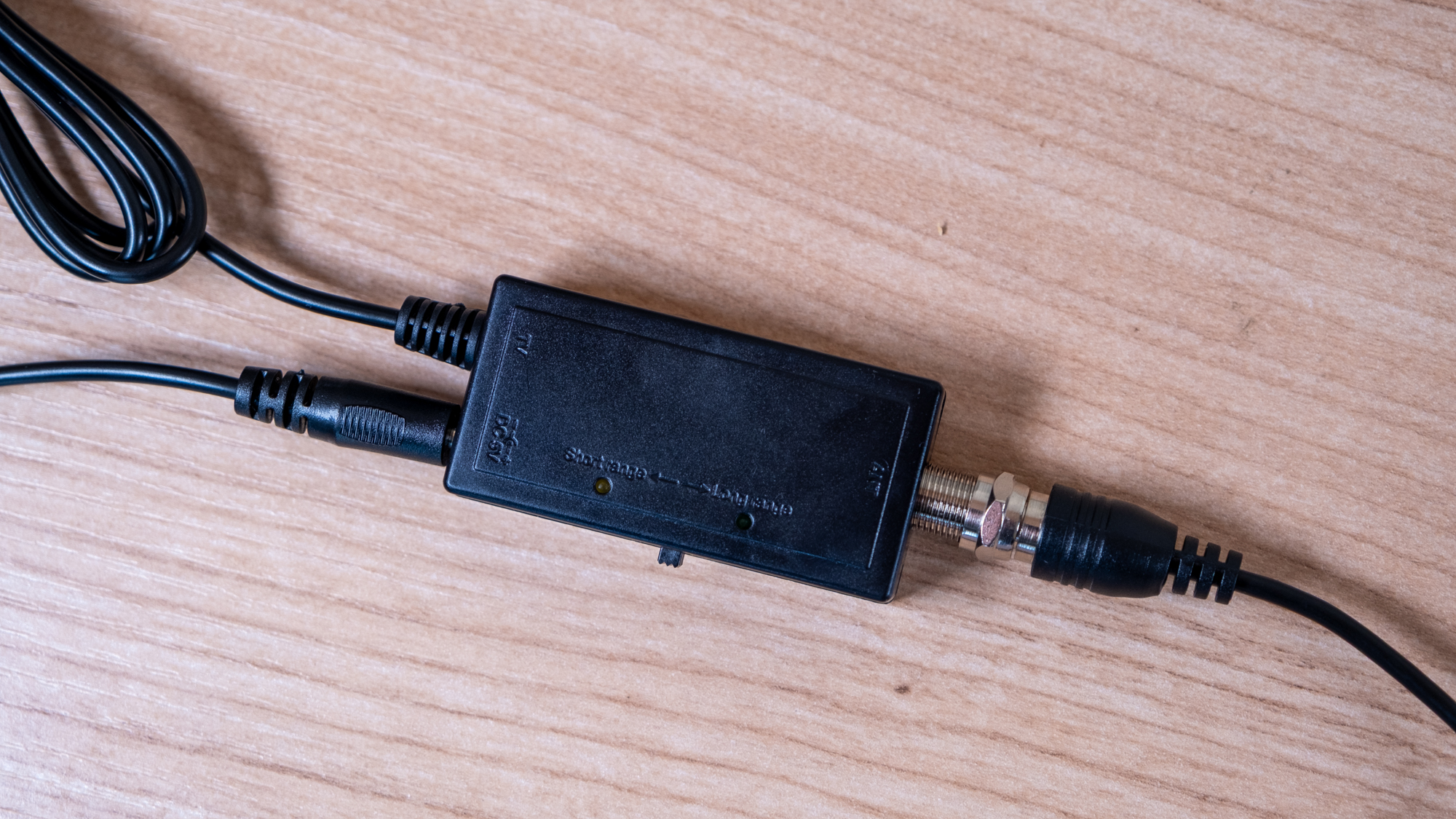 The ANT-CS8268 Antenna on a shelf.