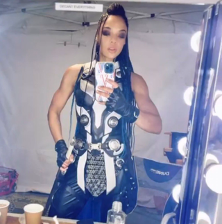 Valkyrie in new gear for Thor: Love and Thunder