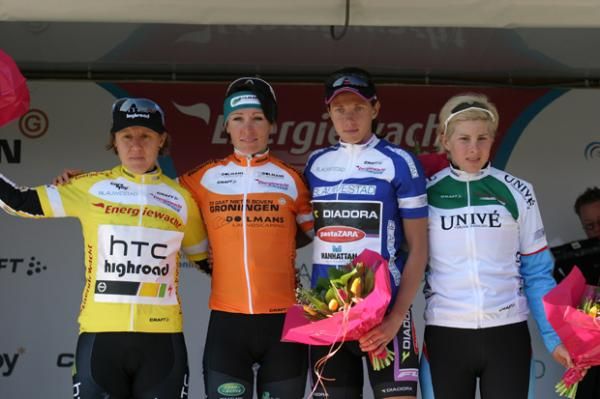 The jerseys after stage 2