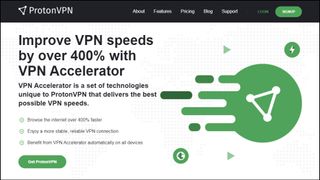 Homepage for ProtonVPN VPN Accelerator