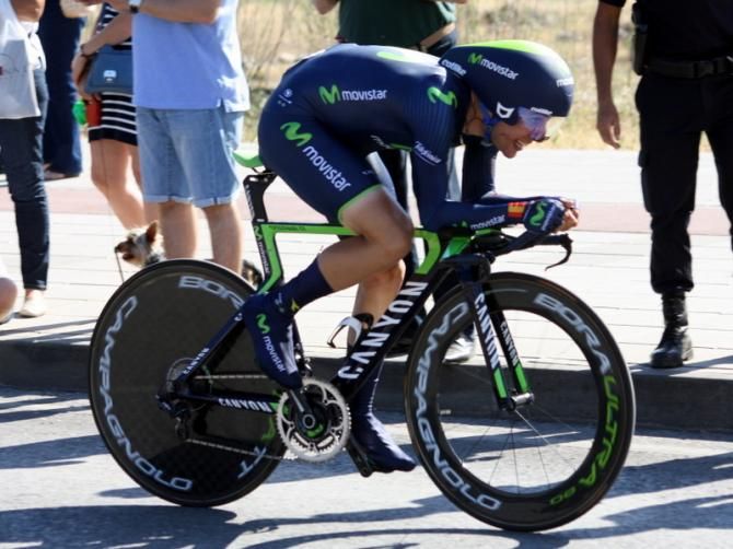 Jonathan Castroviejo (Movistar Team) suffered stomach problems and even vomited during the ITT