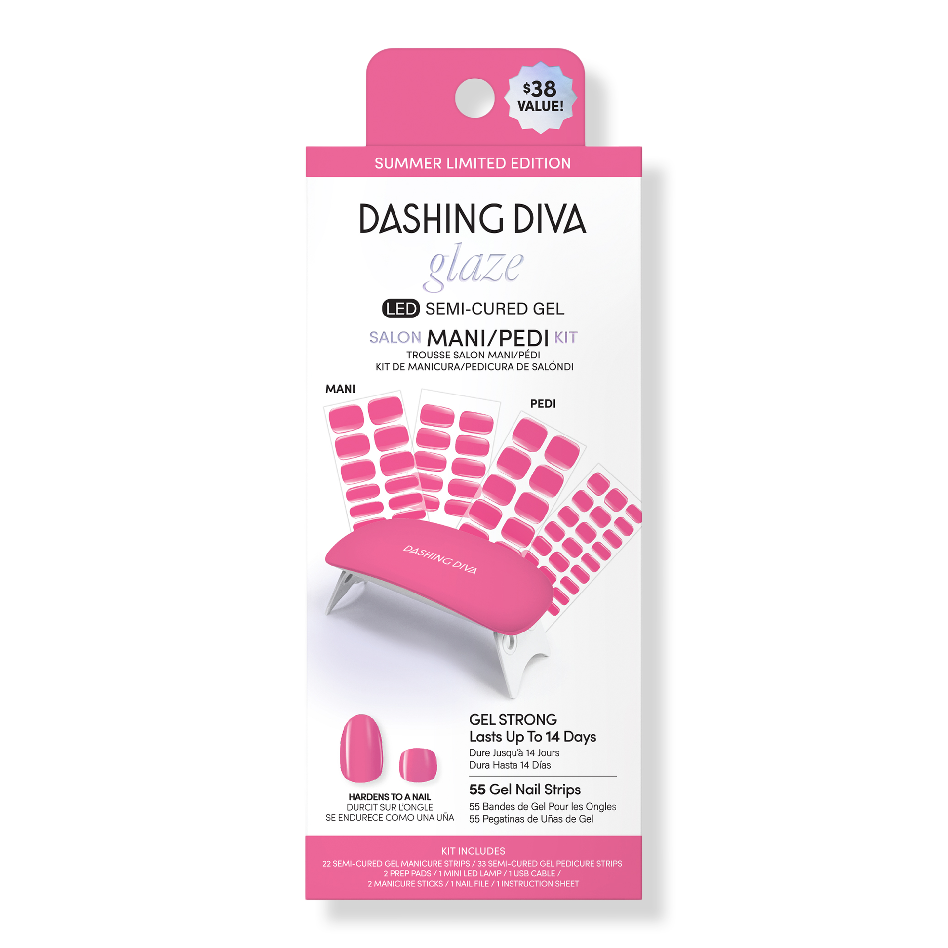 Glaze Semi-Cured Gel Mani/pedi Kit
