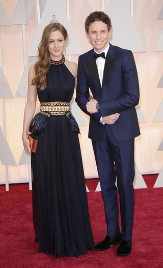 Eddie Redmayne & Hannah Bagshawe At The Oscars, 2015