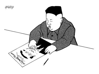Editorial cartoon North Korea