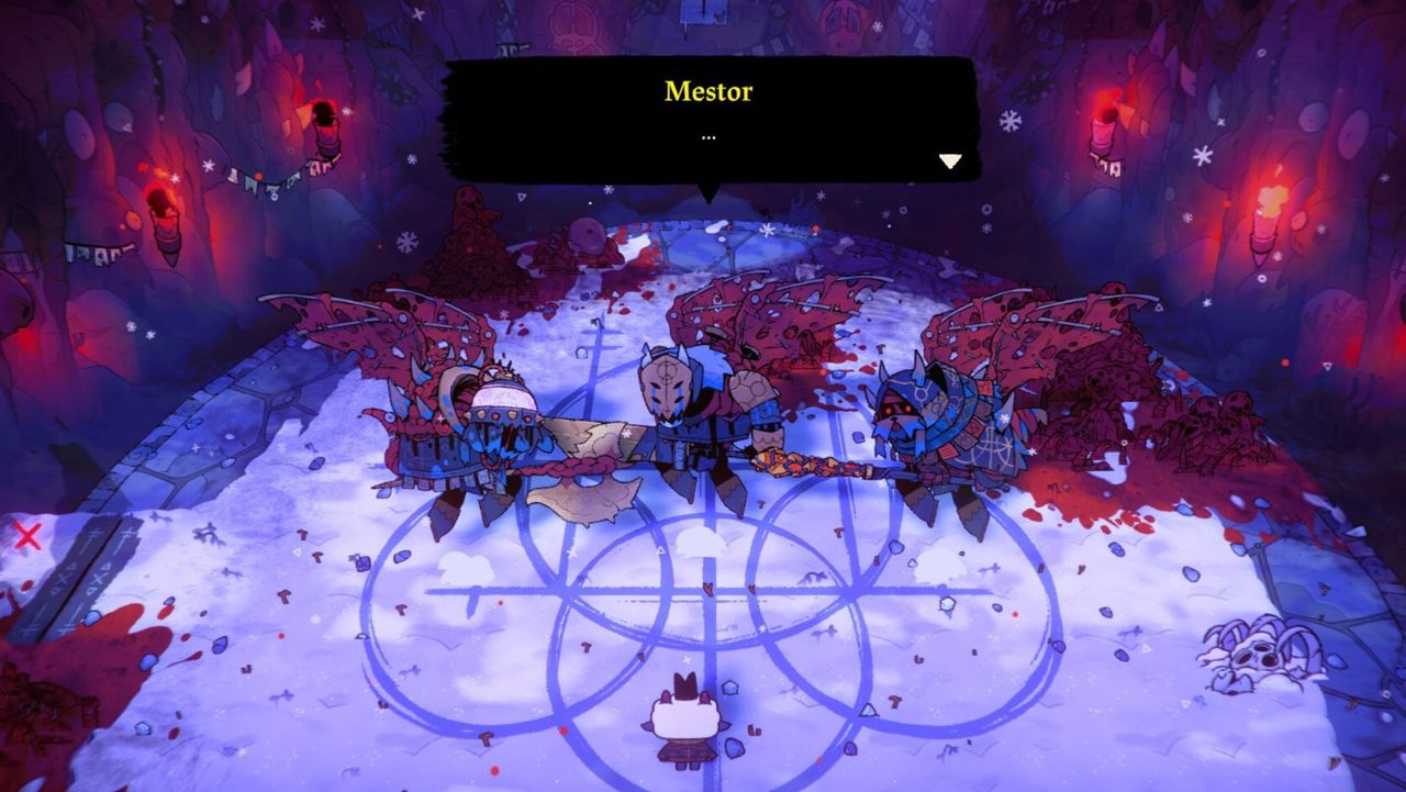 Fighting three wolves