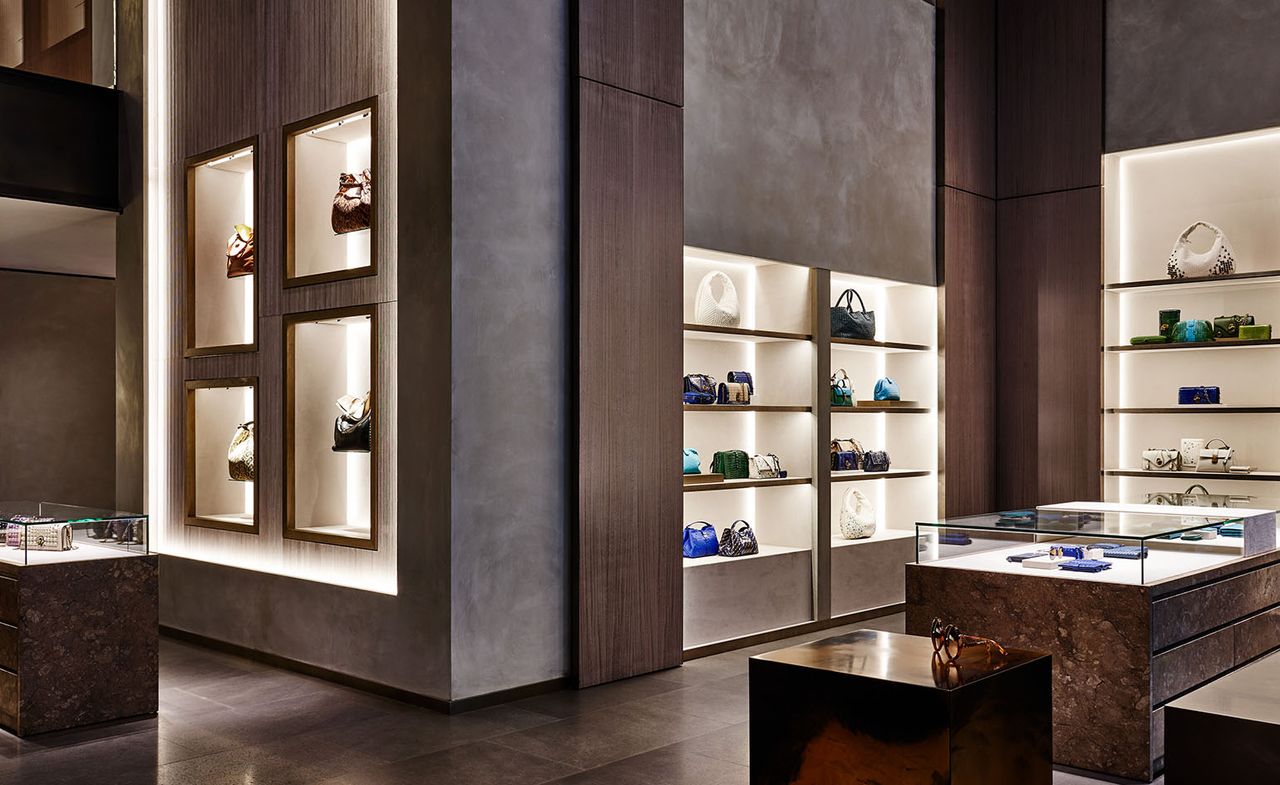 Bags space in Bottega Veneta&#039;s Madison Avenue outpost