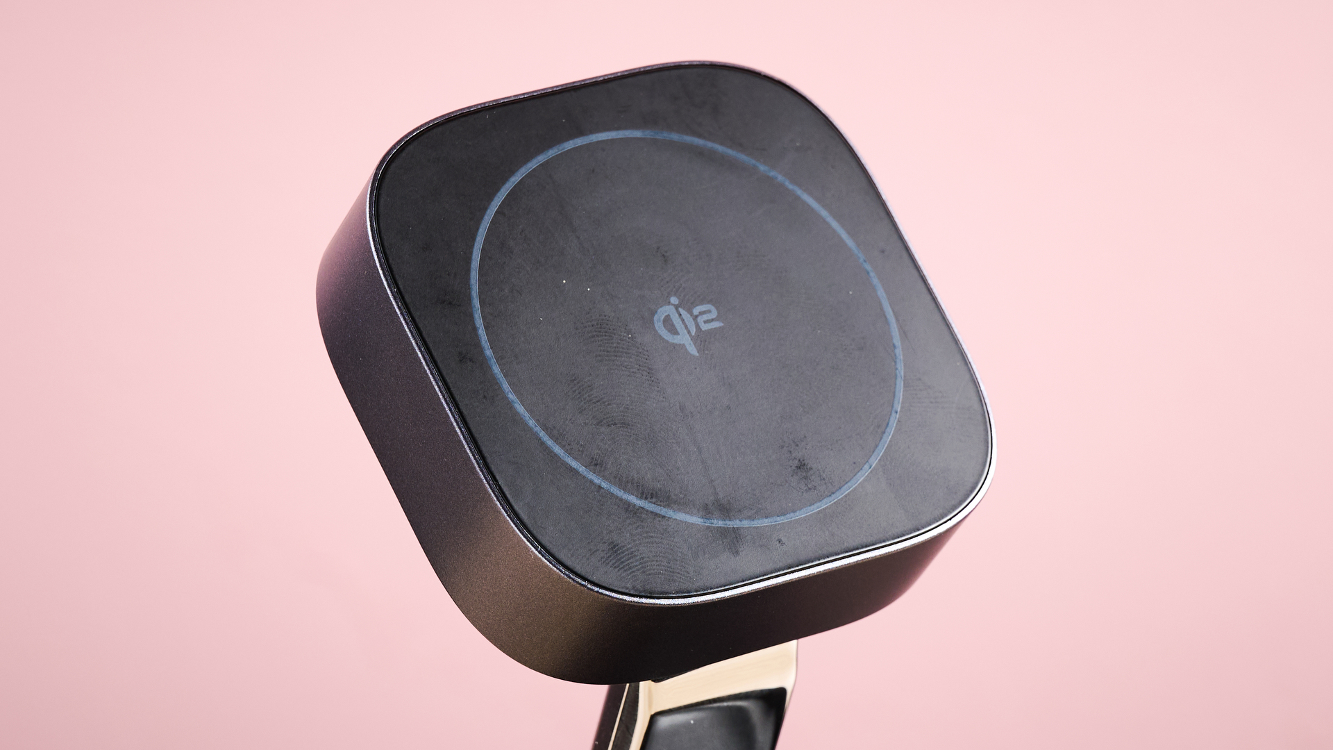 Fingerprints can be seen on the surface of the Qi2 charging module of this UGreen charger.