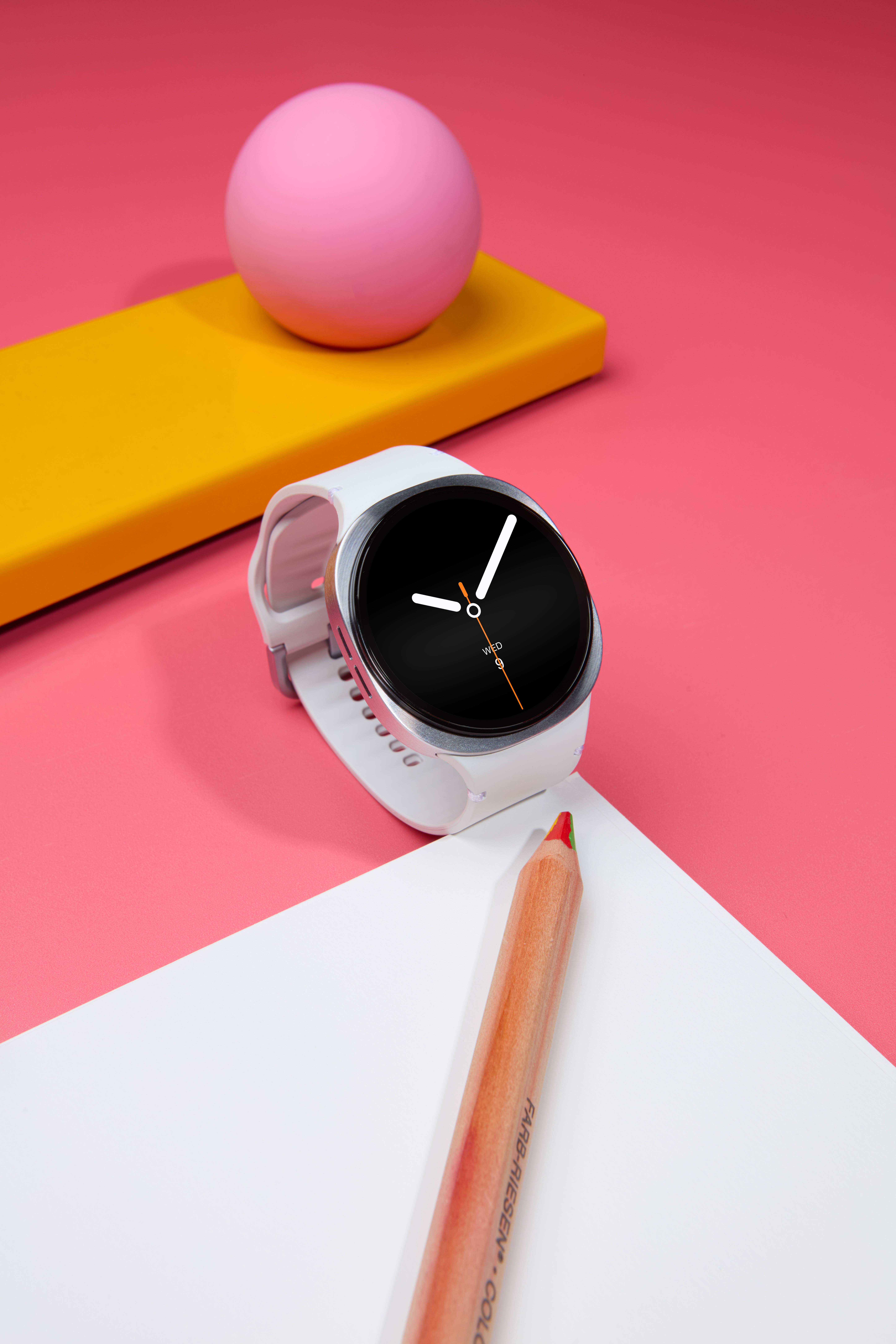 Samsung Galaxy Watch8 Series in silver