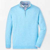 Peter Millar Coolspun Cotton Quarter-Zip Sweater