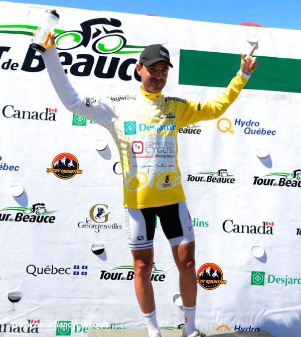 Francisco Mancebo (Competitive Cyclist) remains in the leader's yellow jersey