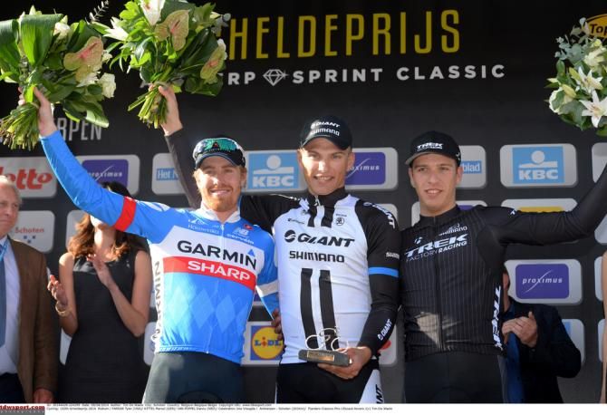 The 2014 podium