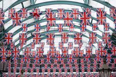 King Charles III Coronation Flags In London