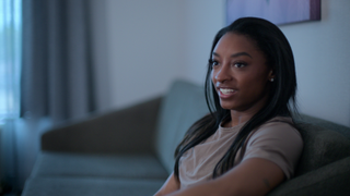 Simone Biles in the Netflix documentary Simone Biles Rising