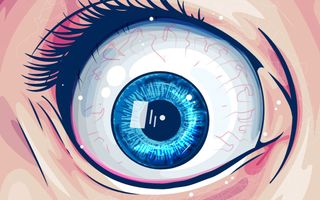 Vector art tutorials: Drawing of eye