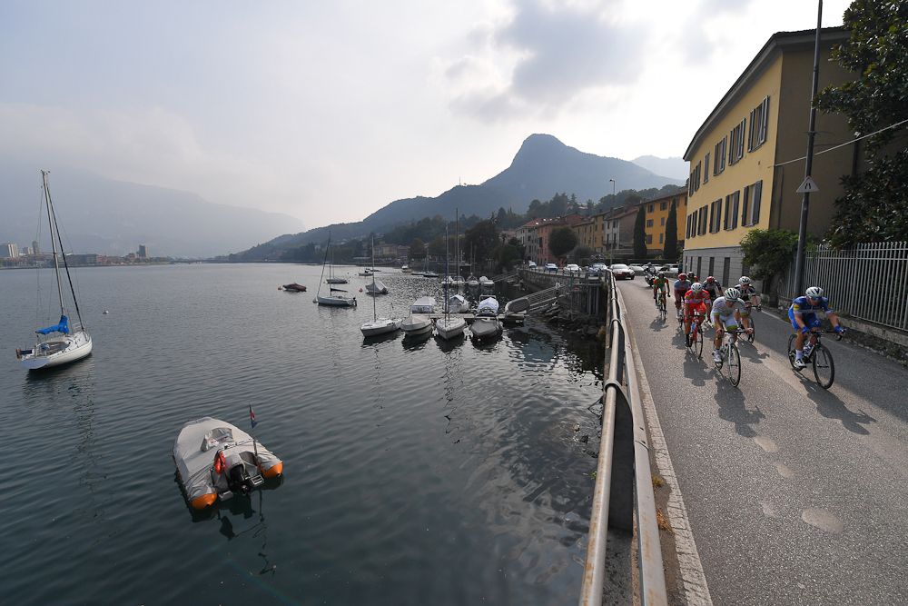 Lake Como provided the backdrop for Il Lombardia