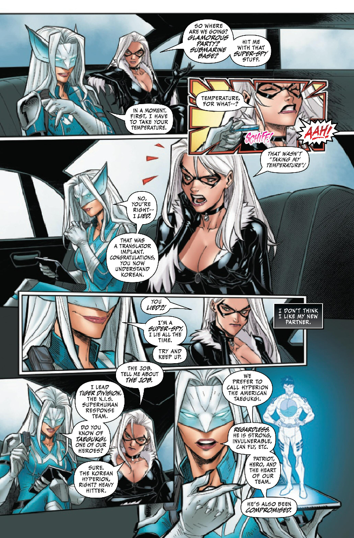 page from Black Cat Annual #1