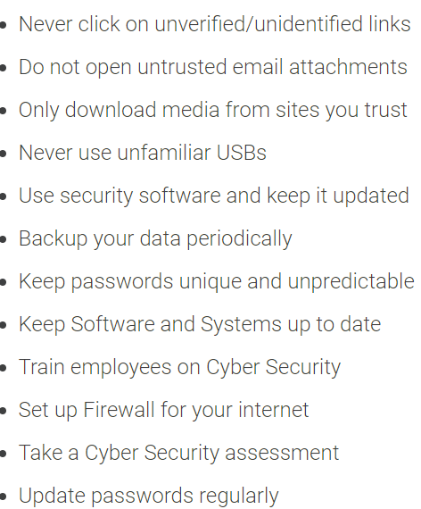 The dos and donts to avoid data breach