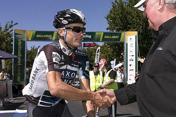 Former Tour de France green jersey Baden Cooke has stepped back up from his Professional Continental squad to a ProTour outfit in Saxo Bank for this season.