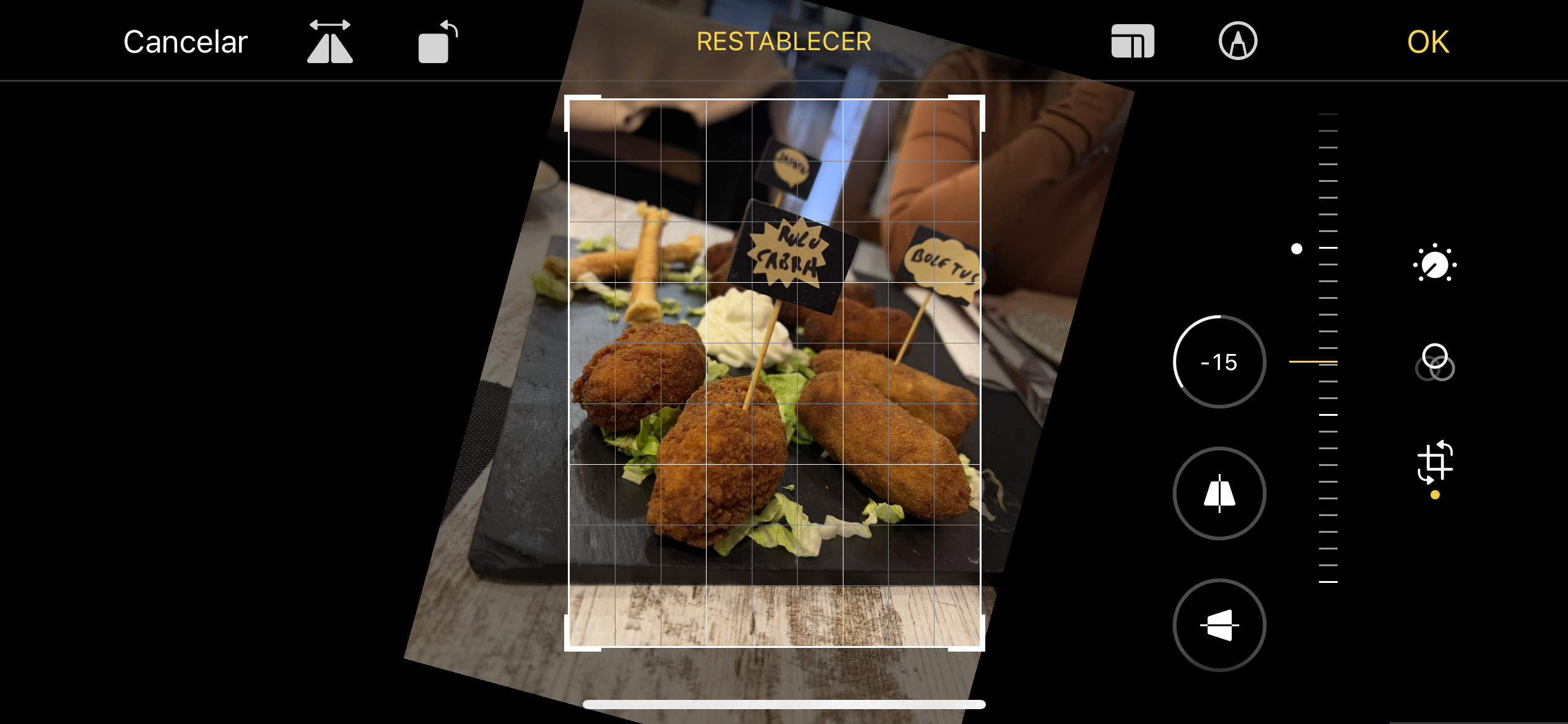 Enderezar imagen con iPhone