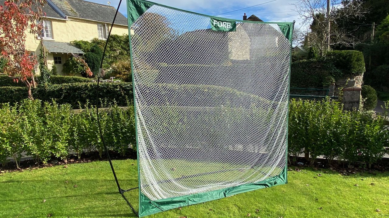 Photo of the forb golf net face on