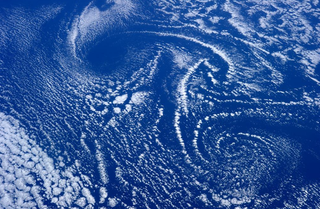 Cloud Vortex from ISS