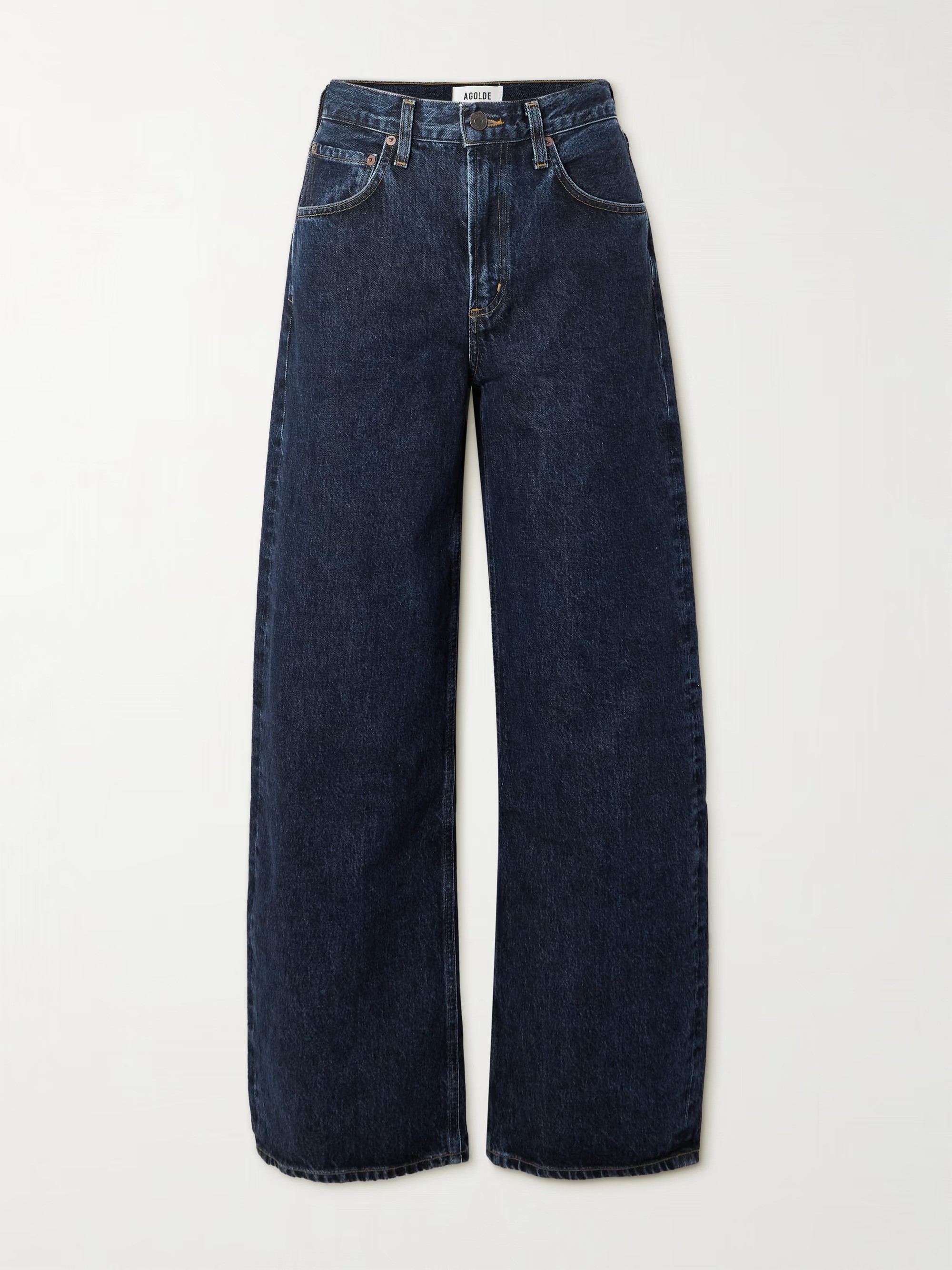 Balloon High-Rise Barrel-Leg Jeans