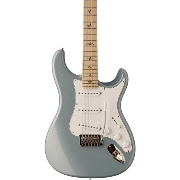A PRS Silver Sky Strat-style guitar