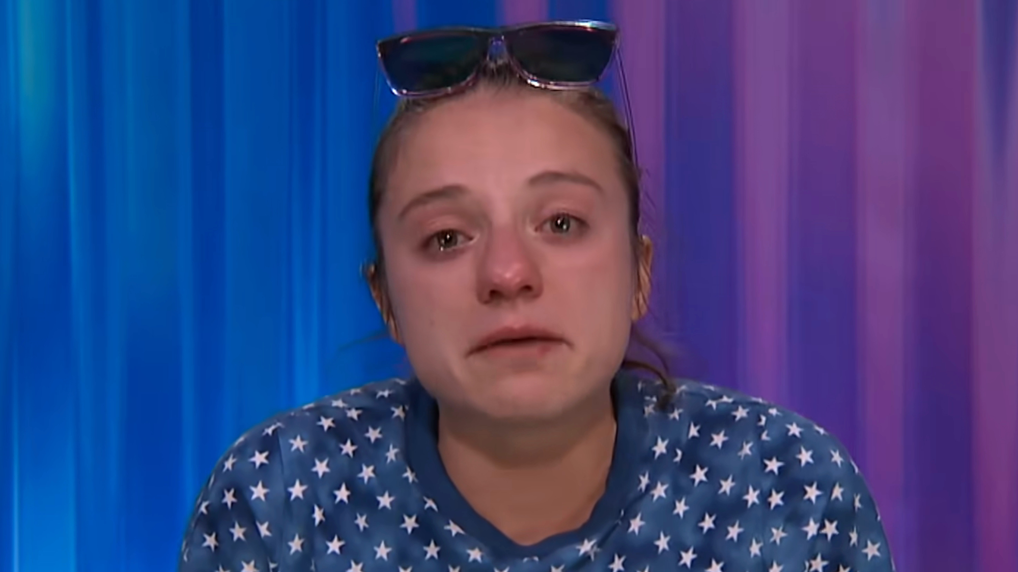 Mallory cries during in the Diary Room on Big Brother.