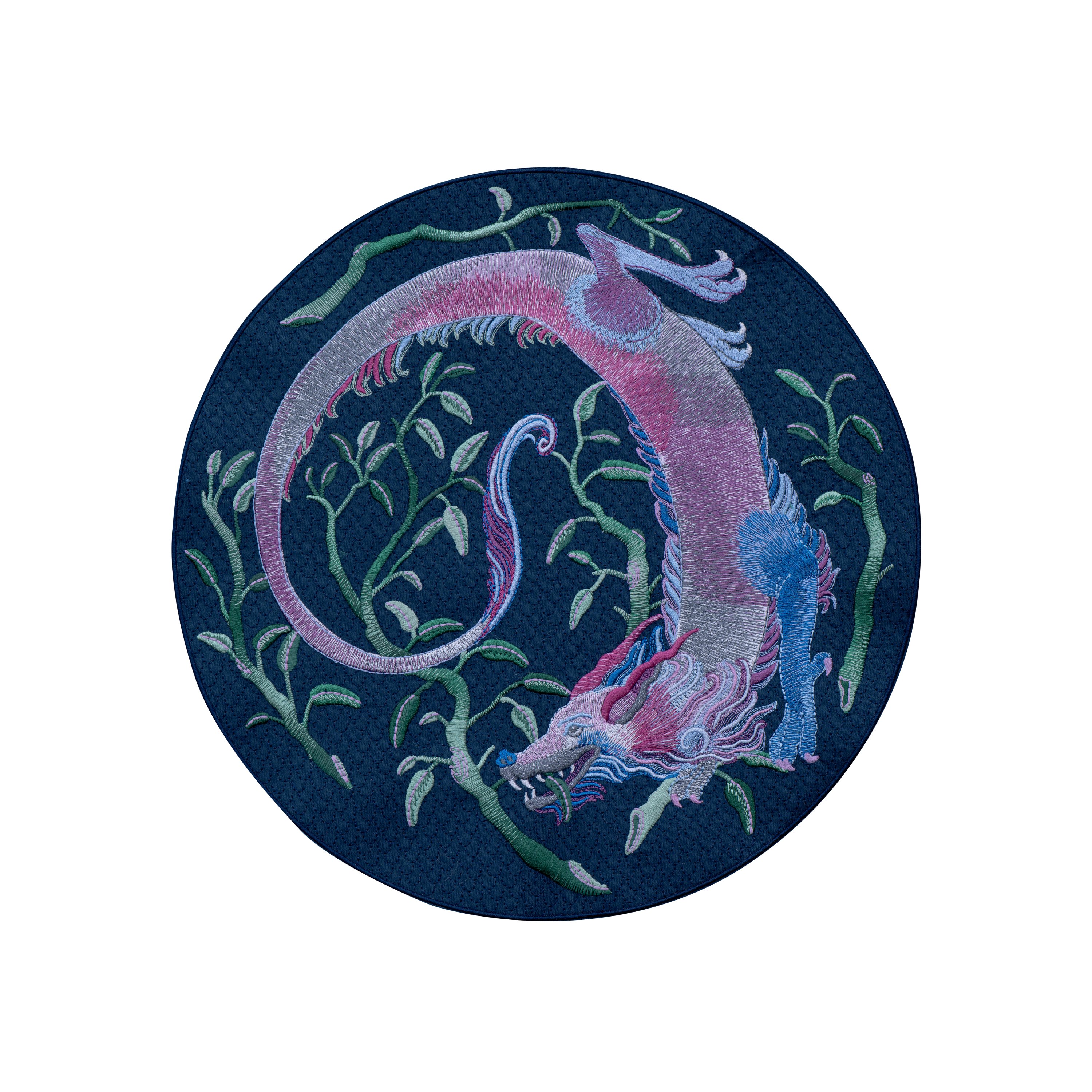 Lisa Rampilli artwork embroidered by Range Rover