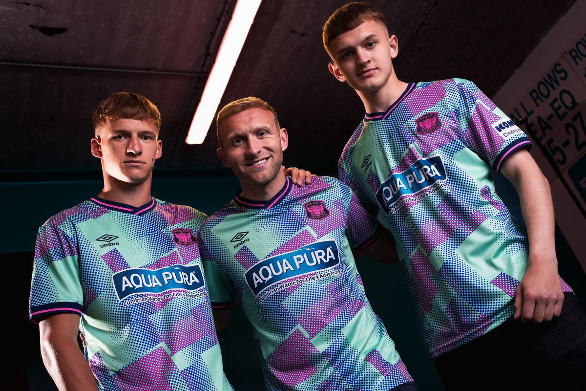 Carlisle United's 2024-25 Umbro away shirt