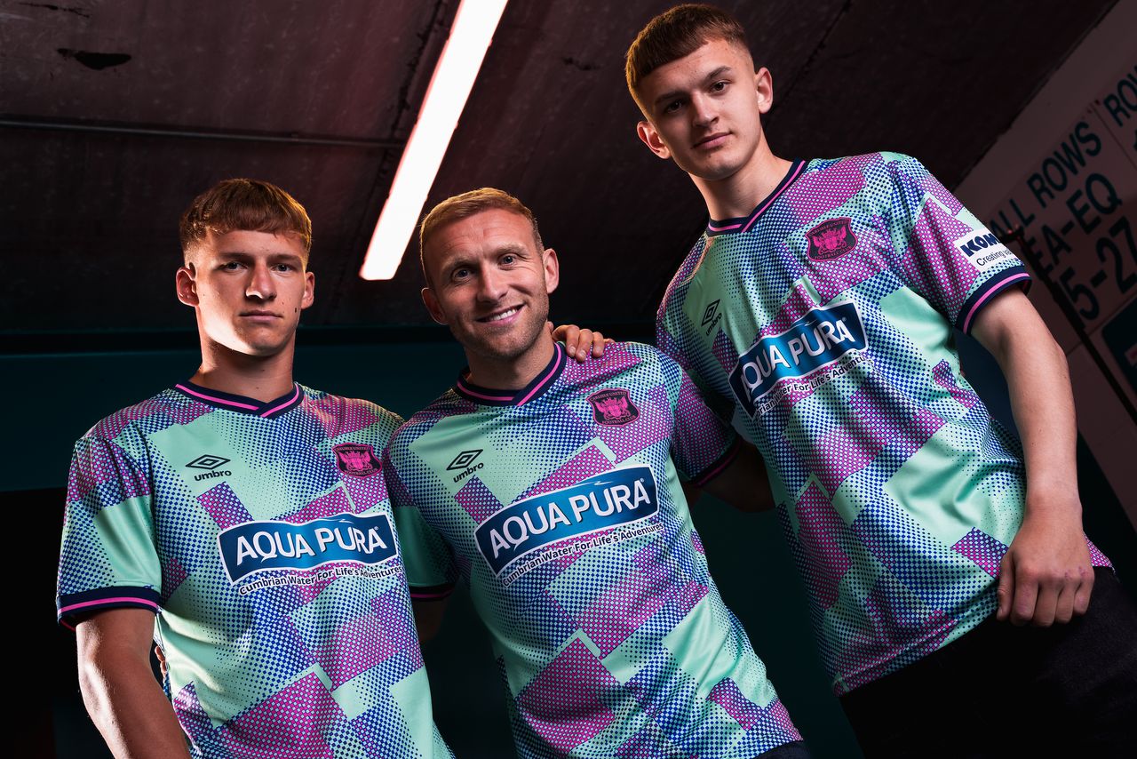 Carlisle United's 2024-25 Umbro away shirt