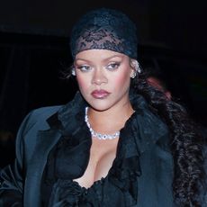 Rihanna wore the new yellow 'Dracula' Dior Book Tote from Jonathan Anderson's first runway collection