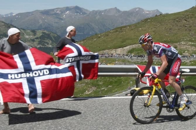 Hushovd was always well supported as a rider