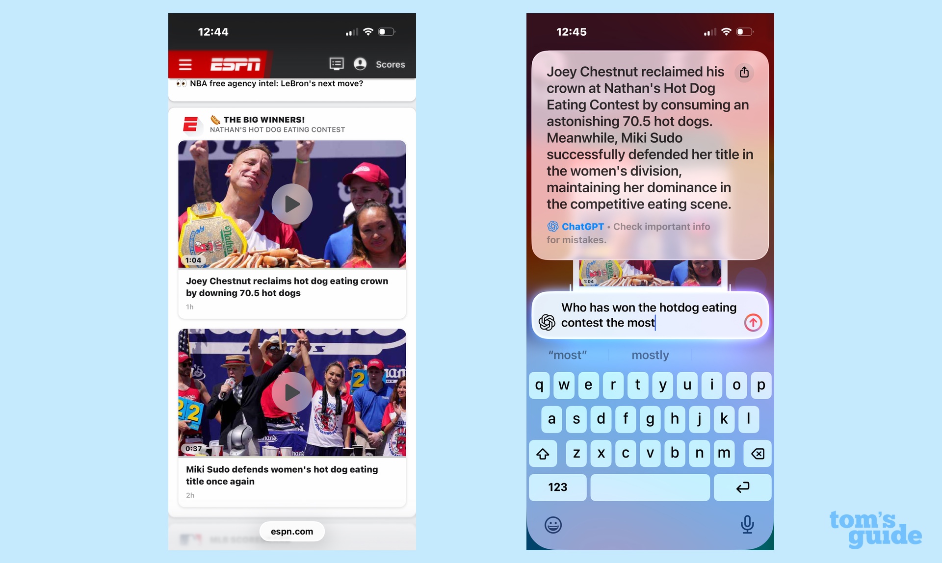 Visual Intelligence ask feature with screenshots in iOS 26