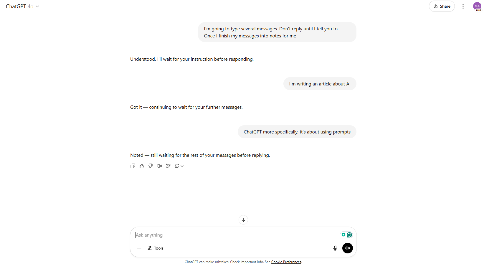 ChatGPT Prompt
