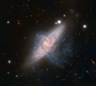 Overlapping Galaxies NGC 3314