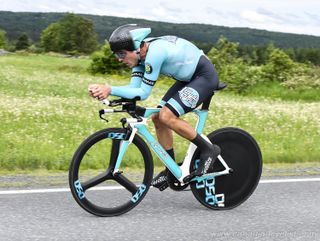 Serghei Tvetcov (Floyd's Pro Cycling Team) defended his 2018 win in the time trial at Tour de Beauce