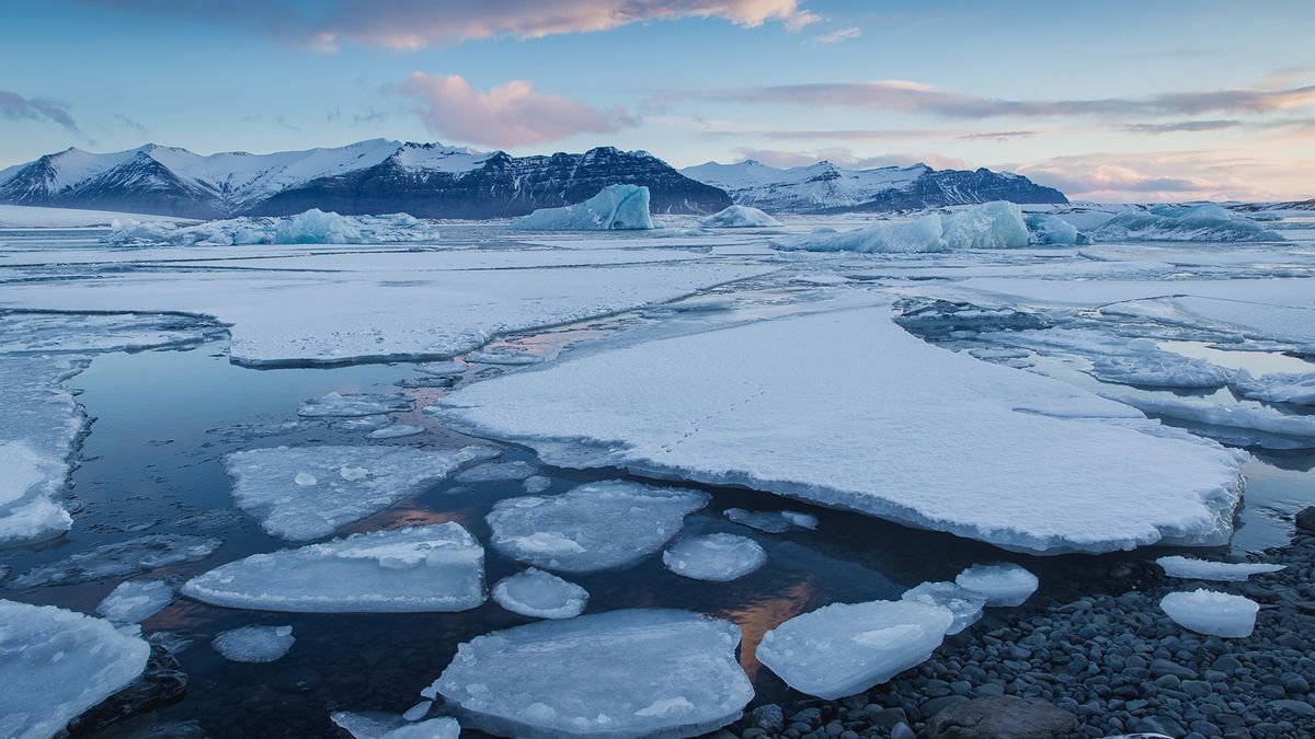 The atmosphere is surreal at dawn in the Jokulsaron lagoon, where seals and a few lucky people can enjoy an endless spectacle, where icebergs float and move slowly dragged by the current.