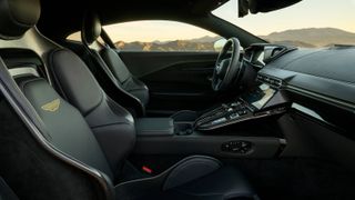 Aston Martin Vantage front interior