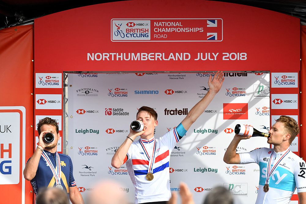 Connor Swift celebrates his victory