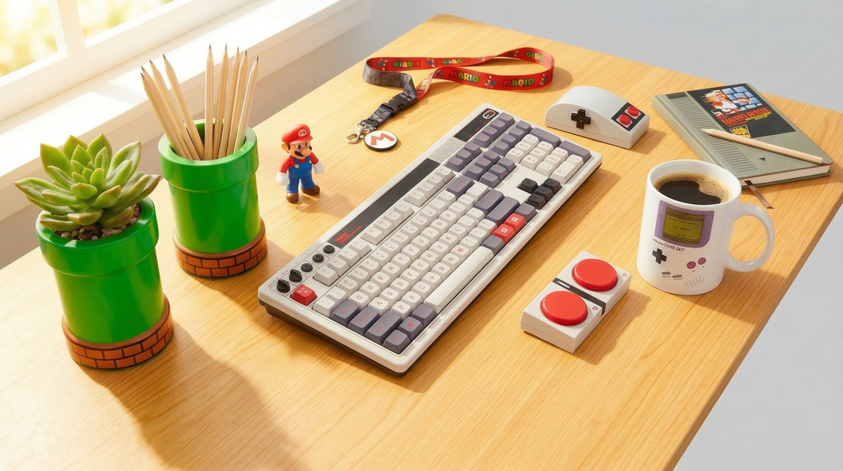 Celebrate Mario Day with the best Super Mario and Nintendo home office gear to level-up your workspace