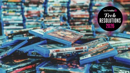 A pile of Blu-ray discs in their cases