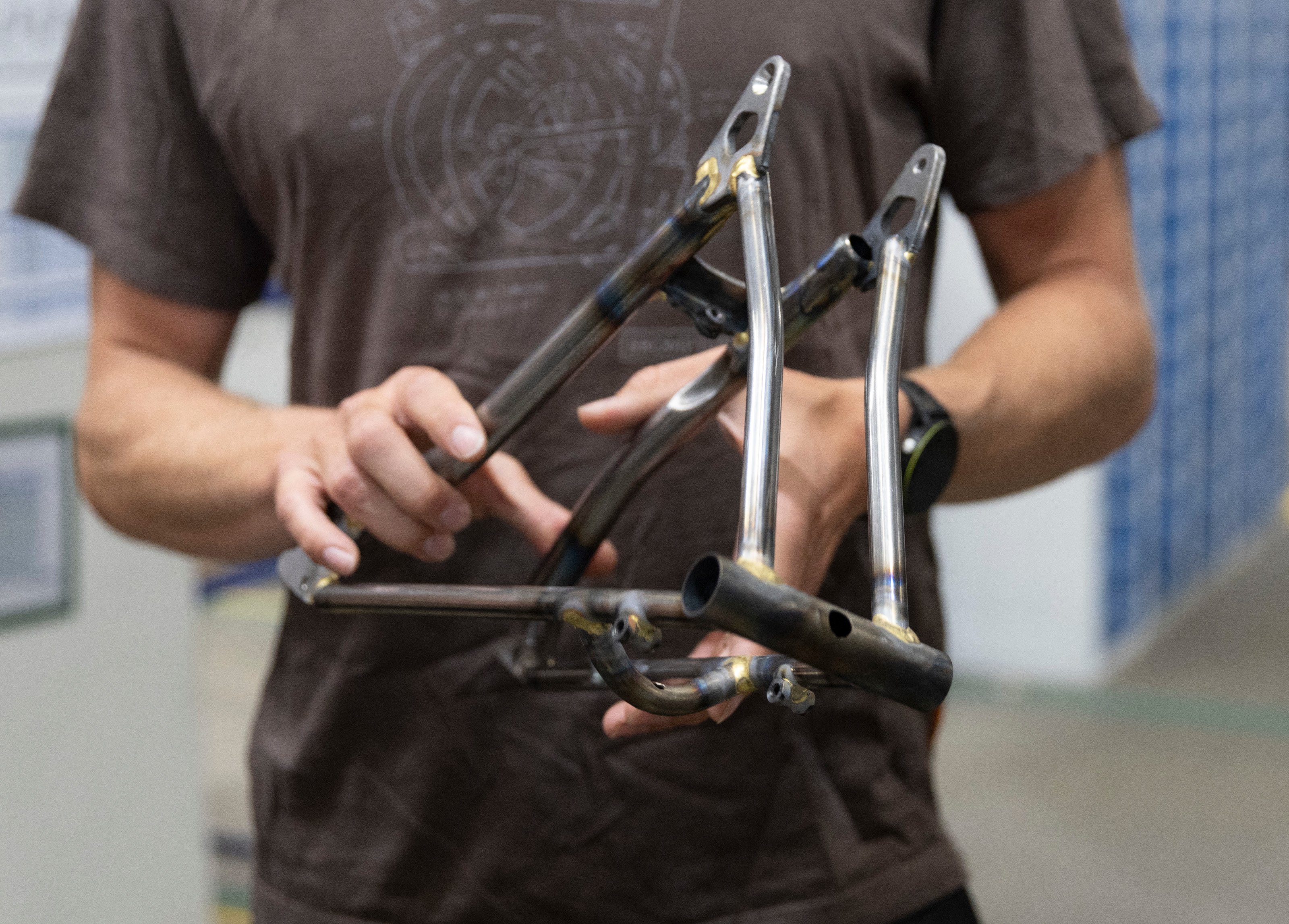 A Brompton rear fork