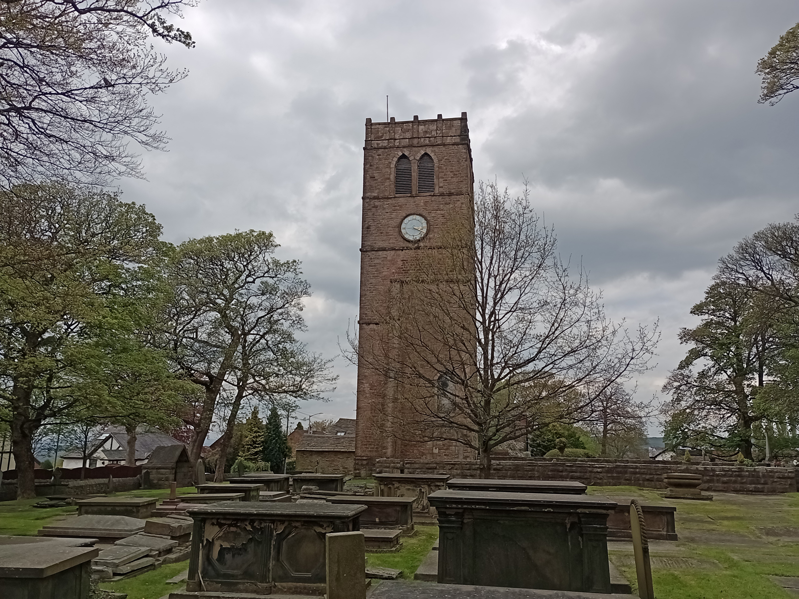 Moto G22 camera sample showing a church tower