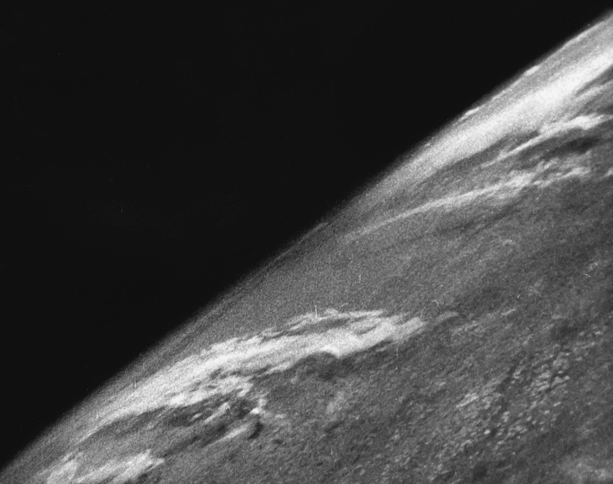 V-2 Rocket Captures First Photo of Earth From Space in 1946