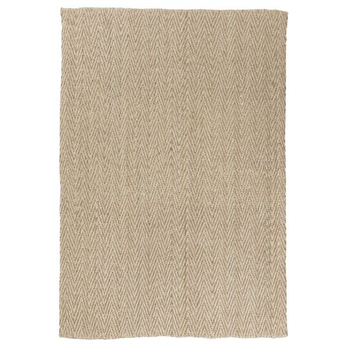 T&Aring;gbiljett Rug, Flatwoven - Natural/beige 5 ' 3 "x7 ' 7 "