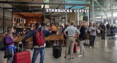 Starbucks Coffee in airport