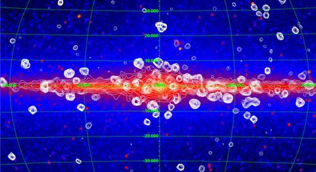 NASA image of diffuse X-ray background glow